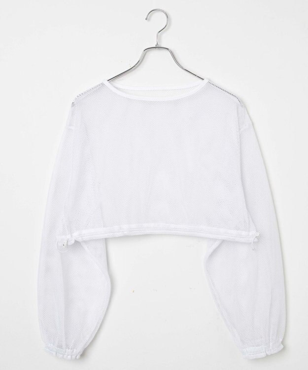 WEGO メッシュサイドドロストトップス ホワイト