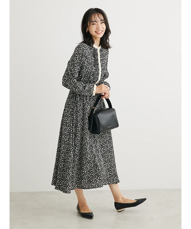 Green Parks ・ＥＬＥＮＣＡＲＥ　ＤＵＥ　コバナパイピングワンピ Black