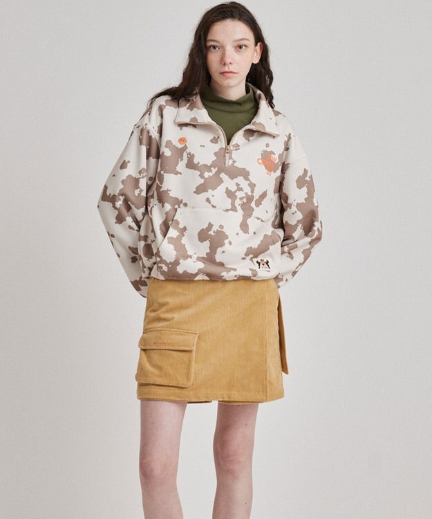 PW CIRCULUS 【WOMEN】コーデュロイ スカート見えショーツ ベージュ系