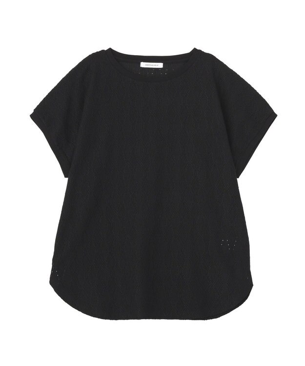 AMERICAN HOLIC フレンチスリーブ総レースプルオーバー Black