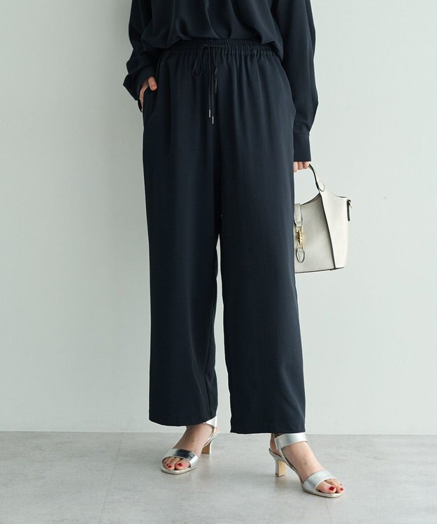 YECCA VECCA 【2点SET】スキッパーデザインセットアップ Navy