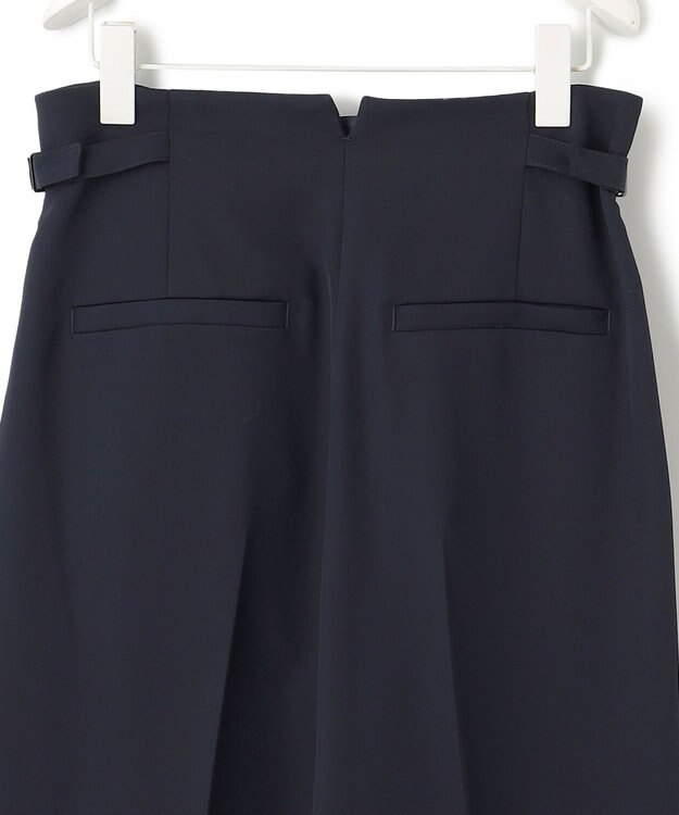 ICB 【2WAY・WEB限定・洗える】シルフィルダブルクロス サスペンダーパンツ ネイビー系