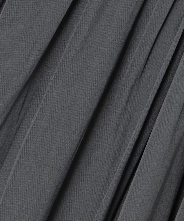 ANY 【ウエストゴム】ラップギャザースカーチョ チャコール