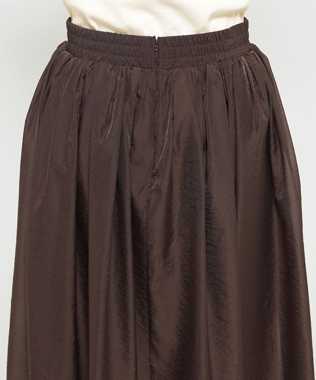 uncrave シアー オーガンジー フレア スカート ブラック