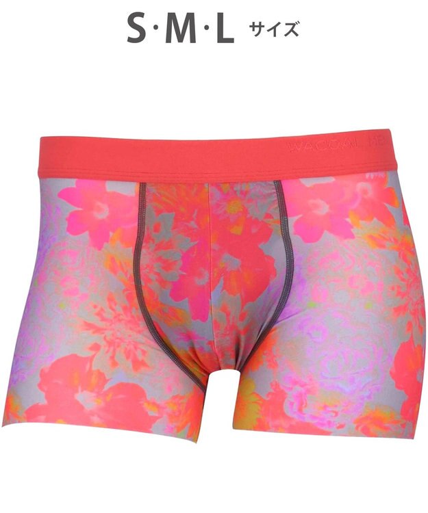 WACOAL MEN WACOAL MEN ボクサーパンツ 【気持ちいいパンツ】 動いてもズレにくい フロントの安定性・快適性 前閉じ 下着 メンズ WT3439 /ワコールメン エンジ