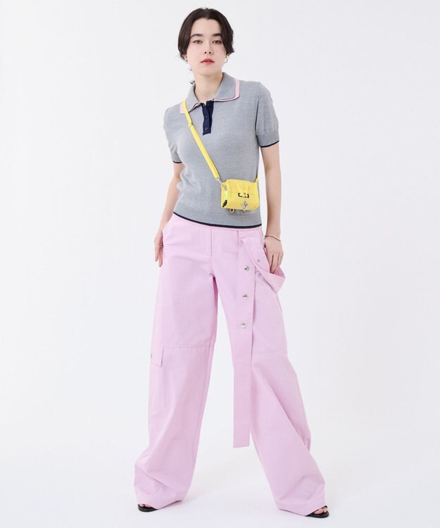 LeSportsac MSGM MICRO WEEKENDER/マイクロイエロー マイクロイエロー