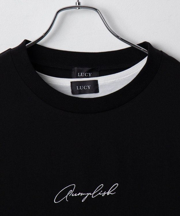 WEGO 【セットアイテム/軽量/シワにならない】ドライポリアンサンブルプルオーバーシャツ（LS） ブラック