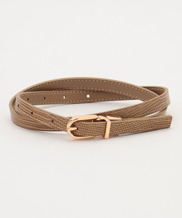 ANY リバーシブルベルト キャメル