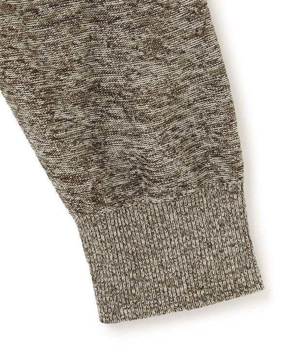 JOSEPH HOMME ナイロンムリネメランジ　クルーネックニット キャメル系