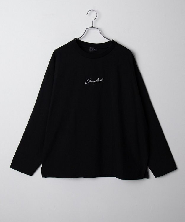 WEGO 【セットアイテム/軽量/シワにならない】ドライポリアンサンブルプルオーバーシャツ（LS） ブラック