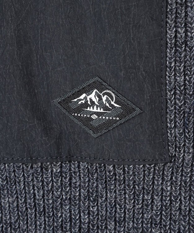 JOSEPH ABBOUD MOUNTAIN 【UNISEX】リサイクルウールポリ ニット グレー系