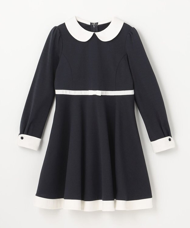 組曲 KIDS 【110-140cm】モダンネイビー ワンピース ネイビー系