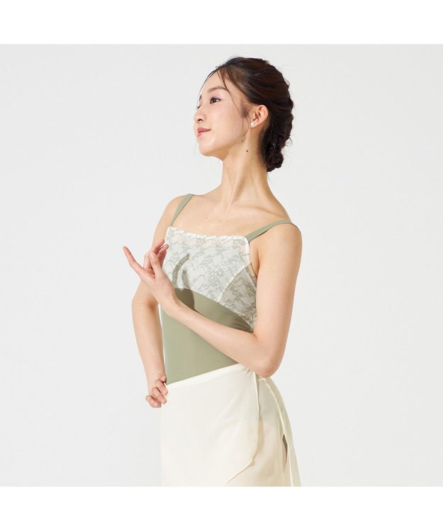 Chacott レオタード カーキ