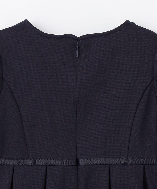 ANY KIDS レース付き きちんと ワンピース ネイビー