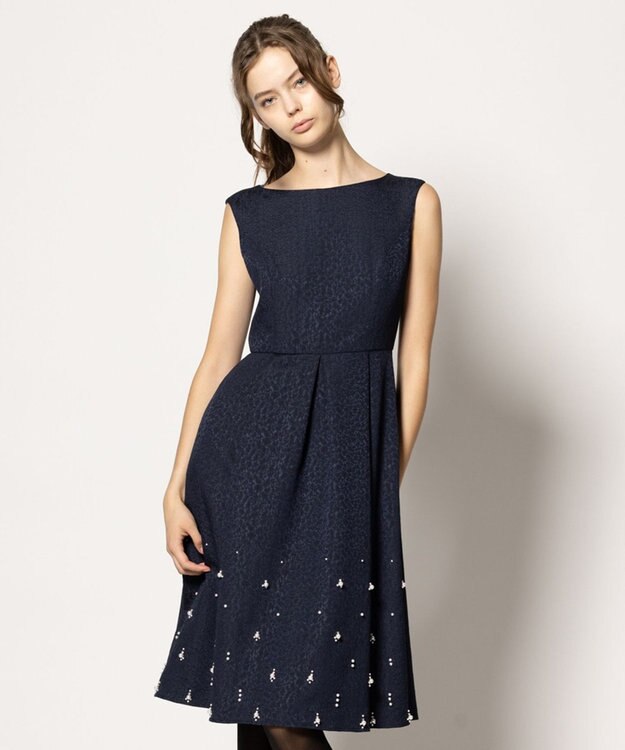 TOCCA 【00サイズ・WEB限定カラーあり】SNOW STORM ドレス [WEB限定[ネイビー系