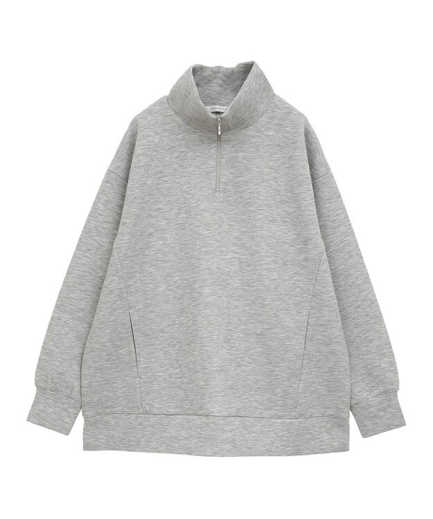 AMERICAN HOLIC ハーフＺＩＰポンチプルオーバー Light Gray Mixture