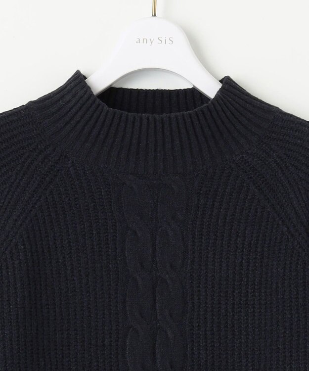 ANY SIS 【2SET】ニットレイヤード セット ネイビー