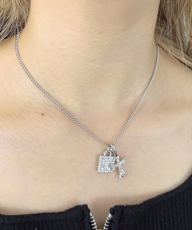 WEGO L2Pラインストーンモチーフネックレス 柄1