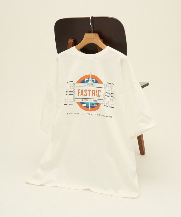 AMERICAN HOLIC スペースプリントTシャツ Off White