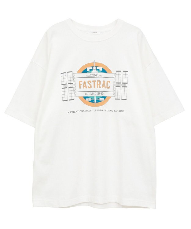 AMERICAN HOLIC スペースプリントTシャツ Off White