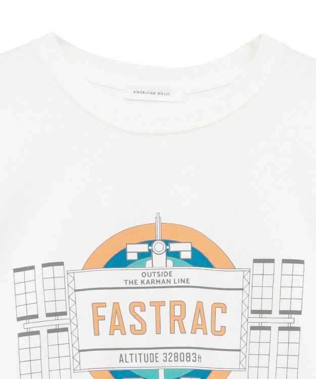 AMERICAN HOLIC スペースプリントTシャツ Off White