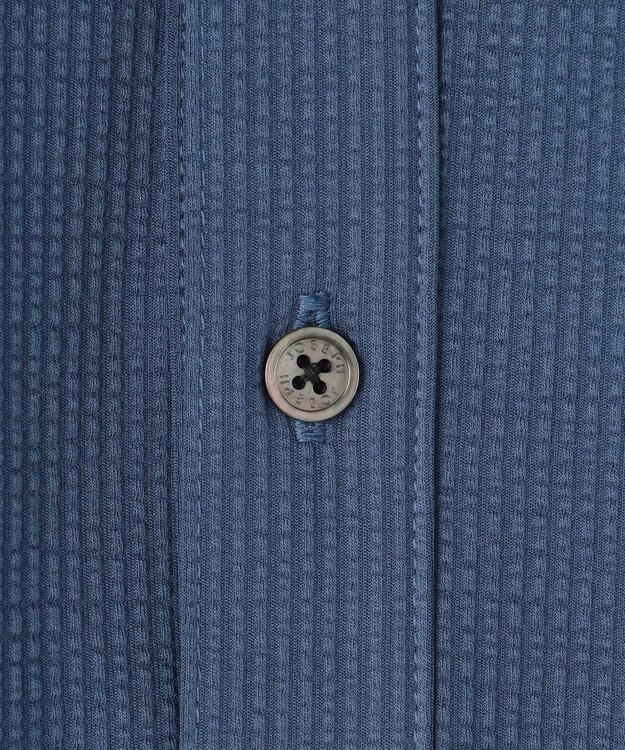 JOSEPH HOMME コンパクトサッカージャージー　ポロシャツ ダルブルー系