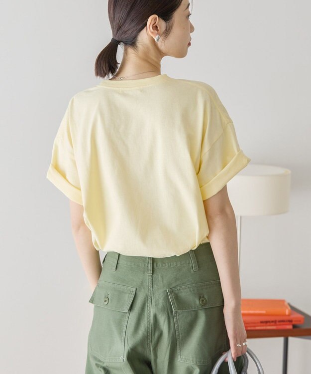 AMERICAN HOLIC デザインロゴプリントＴシャツ Yellow