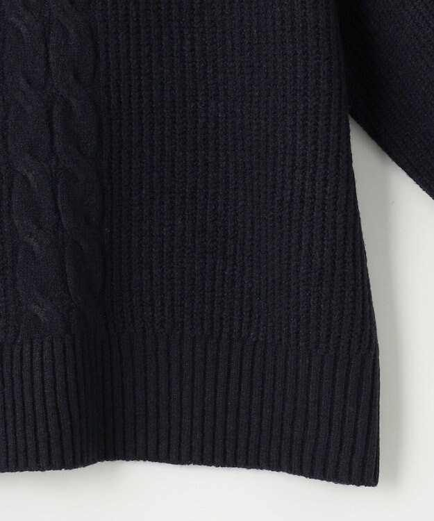 ANY SIS 【2SET】ニットレイヤード セット ネイビー