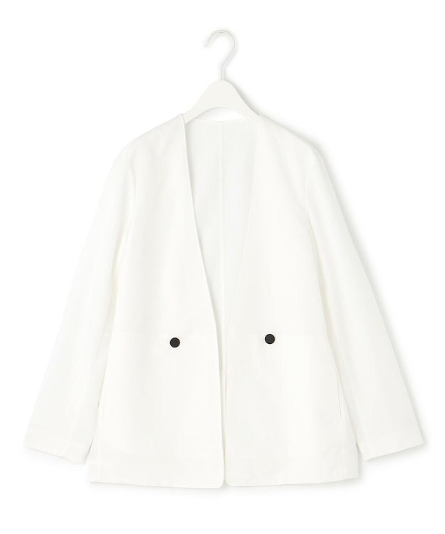 ICB 【接触冷感・洗える】 UnleashLite ノーカラージャケット オフホワイト系