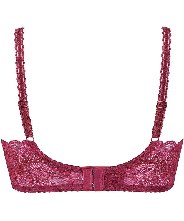 Wing ブラジャー Wing Lesiage ふっくらまる胸メイク 背中の段差を軽減 やさしくフィット 【2880シリーズ】 パッド有 ブラ PB2880 ウイング／ワコール レッド