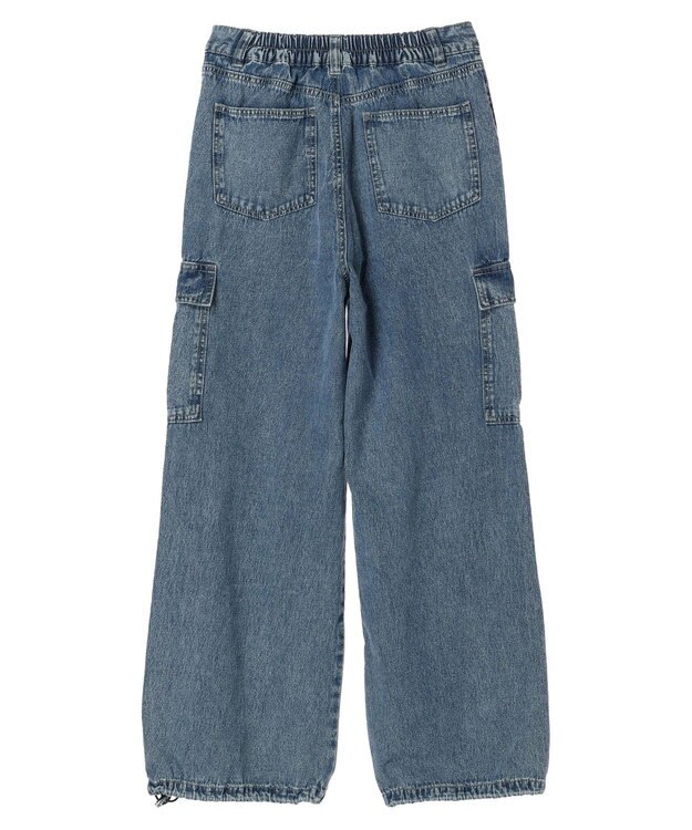 Green Parks ・ＥＬＥＮＣＡＲＥ　ＤＵＥ　デニムカーゴパンツ Light Indigo