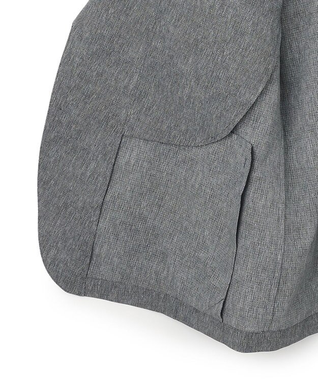 JOSEPH HOMME 新型・新柄【洗える/ストレッチ/シワになりにくい/セットアップ対応可】クールドッツストレッチ 　ジャケット ライトグレー系