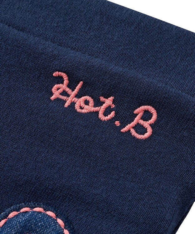 MIKI HOUSE HOT BISCUITS 【80-120cm】折り返しチェック 6分丈パンツ ピンク