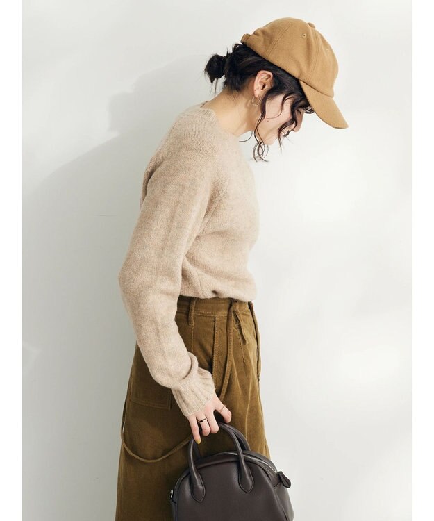 CRAFT STANDARD BOUTIQUE シンプルニットプルオーバー Beige