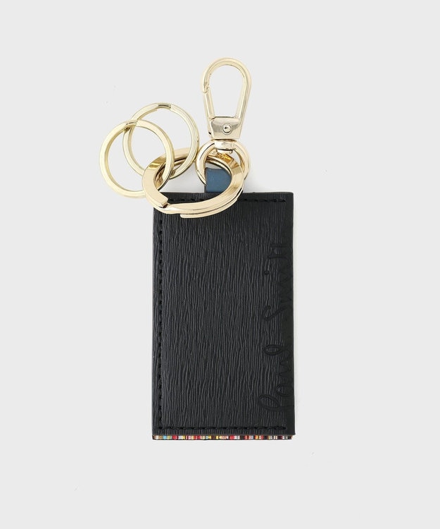 Paul Smith クロップドロゴ キーリング ブラック