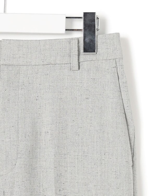 23区 【先行予約】アイアスマットストレッチ テーパード パンツ ライトグレー系