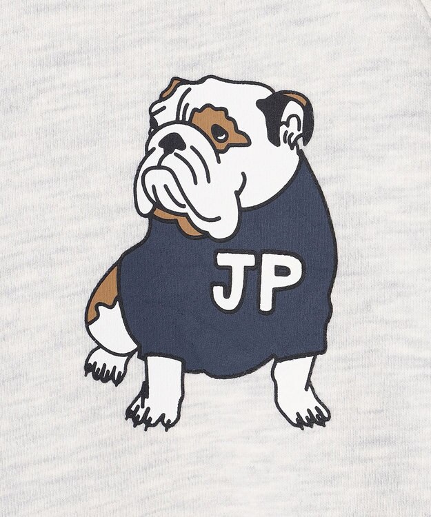 J.PRESS MEN 【Pennant Label】Hoodie / Bulldog ライトグレー系