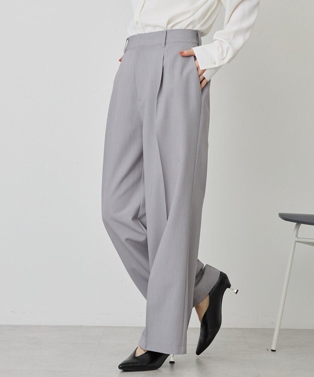 AMERICAN HOLIC 美・美・美ワイドパンツ Gray Mixture