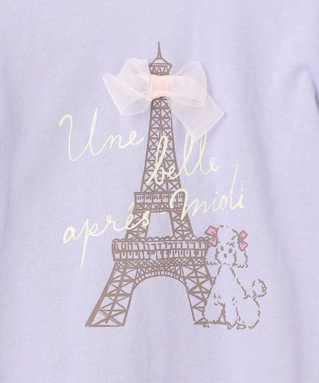 ANY KIDS フレンチモチーフ 長袖 Tシャツ サックスブルー