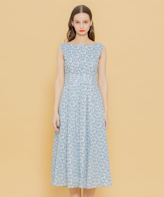 TOCCA 【LIBERTY社オリジナル素材】【洗える！】FLORAL STORY ドレス ブルー系5