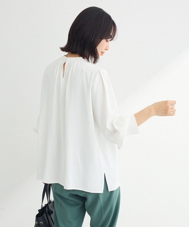 Green Parks ２ｗａｙボウタイブラウス Off White