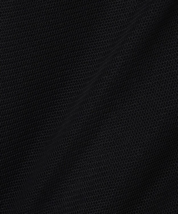 組曲 L 【WEB限定】チュールニット ブルゾン ブラック系