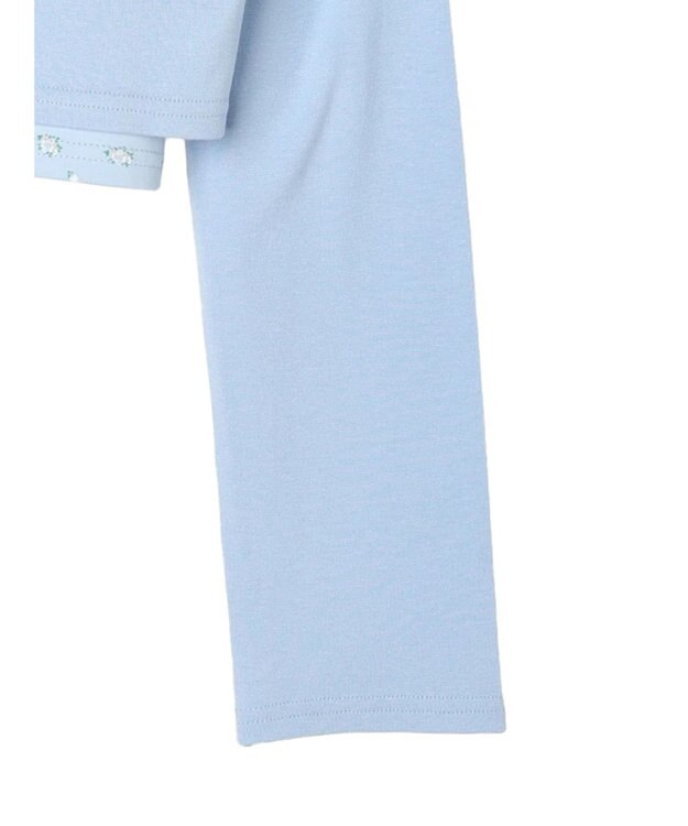 earth music&ecology ＳＥＴ２点カーディガン＋フラワーキャミ Sax