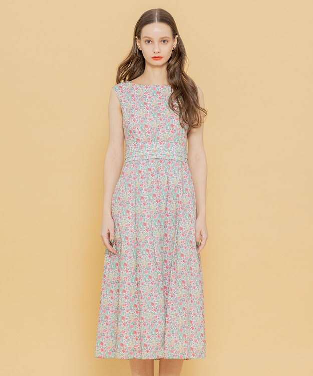 TOCCA 【LIBERTY社オリジナル素材】【洗える！】FLORAL STORY ドレス ピンク系5