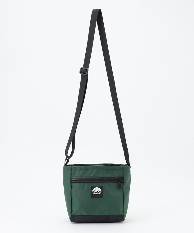 JOSEPH ABBOUD MOUNTAIN 【リサイクル素材・ハンドメイド生産】flowfold - Odyssey Crossebody 3L ショルダーバッグ オリーブ系