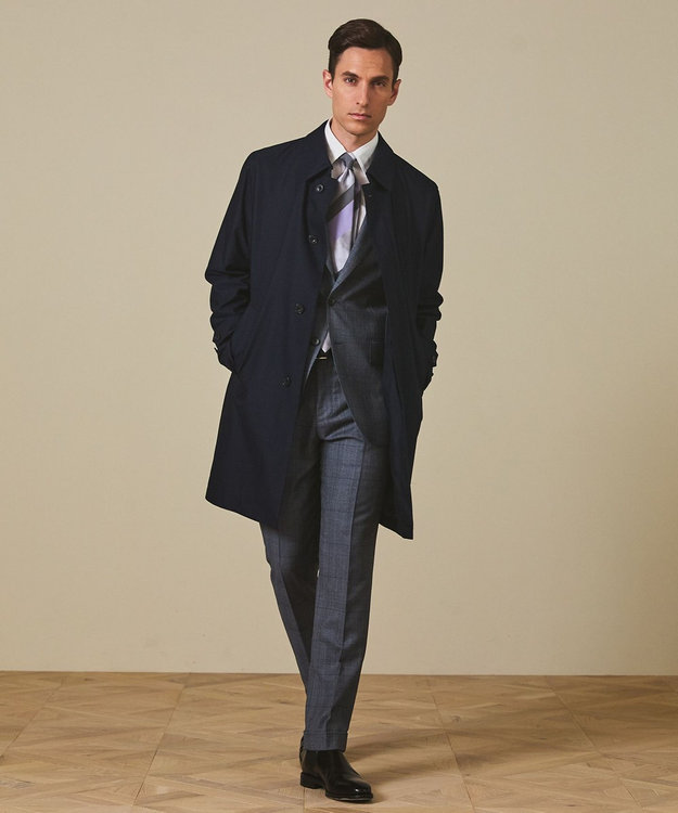 GOTAIRIKU 【ZEGNA/ゼニア】エレクタ スーツ(サックスブルーチェック) サックスブルー×チェック