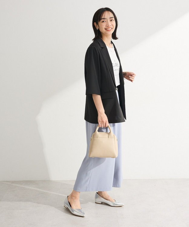 Green Parks シングル半袖ジャケット Black