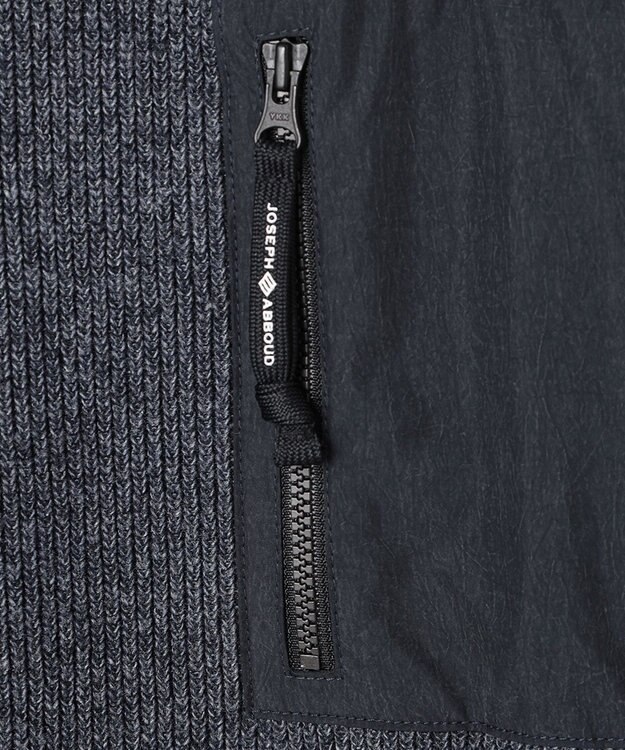 JOSEPH ABBOUD MOUNTAIN 【UNISEX】リサイクルウールポリ ニット グレー系