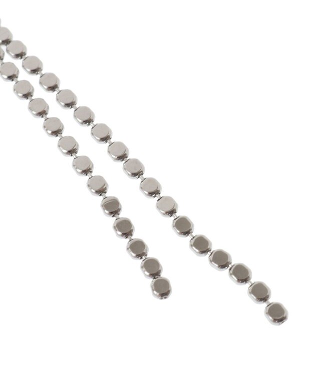 AMERICAN HOLIC ノットチェーンピアス Silver