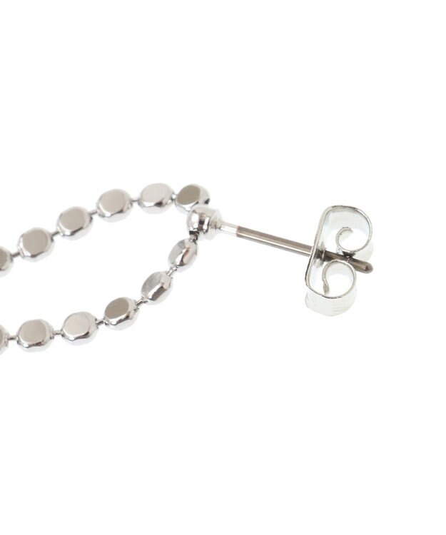 AMERICAN HOLIC ノットチェーンピアス Silver